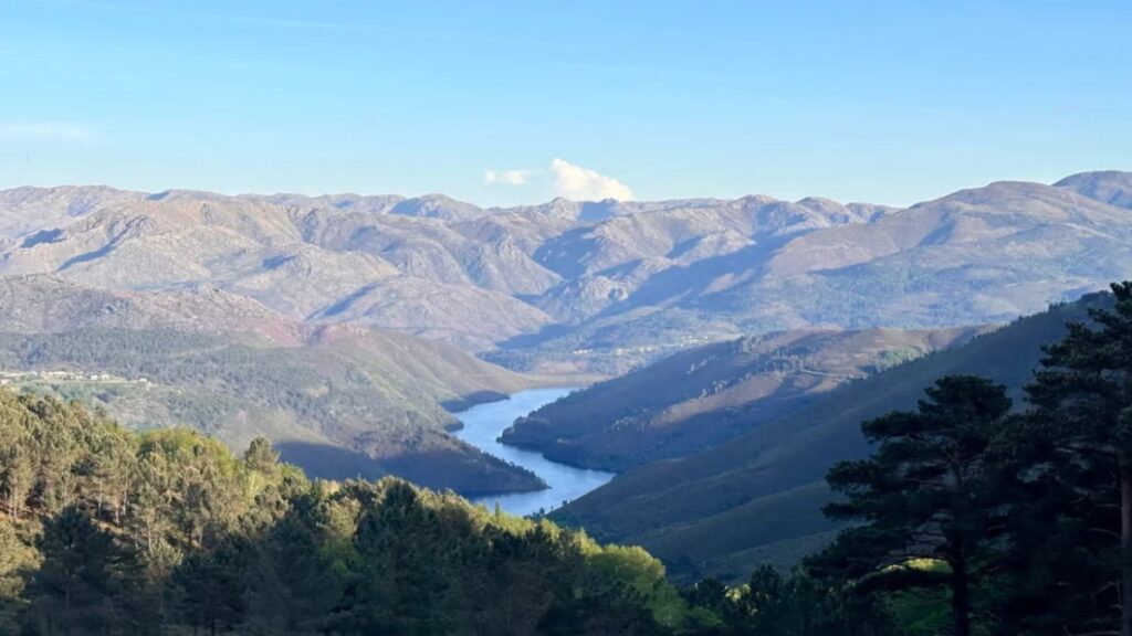 View over the valleys of Peneda-Gerês National Park, Portugal