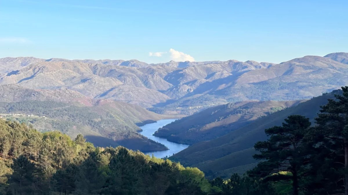 View over the valleys of Peneda-Gerês National Park, Portugal