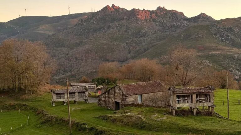 Traditional stone houses near Pitões das Júnias