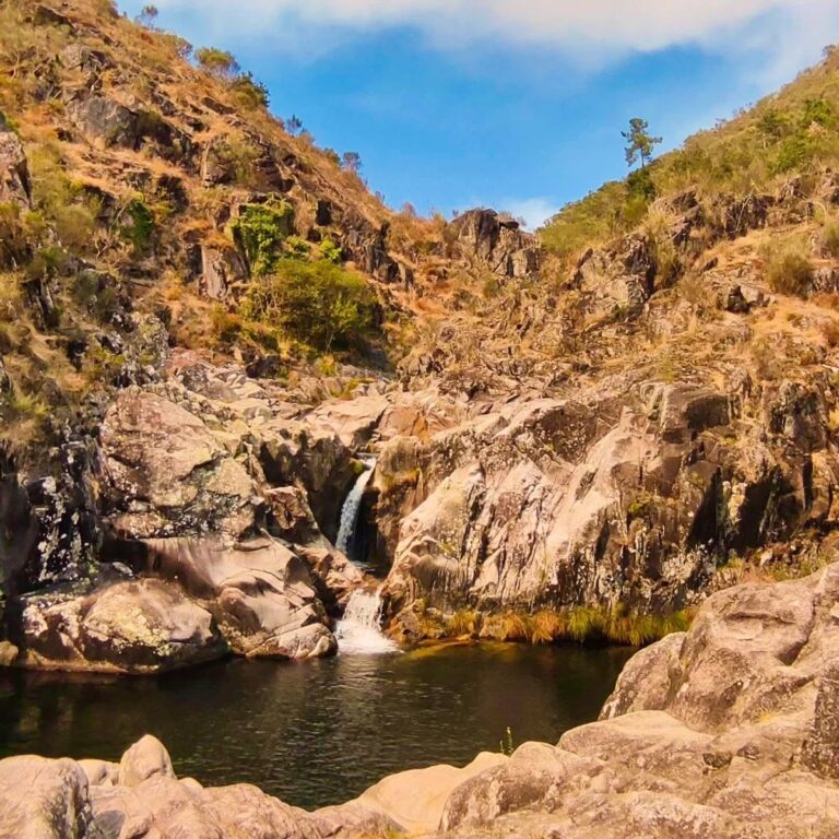 Granite river gorge near Soajo